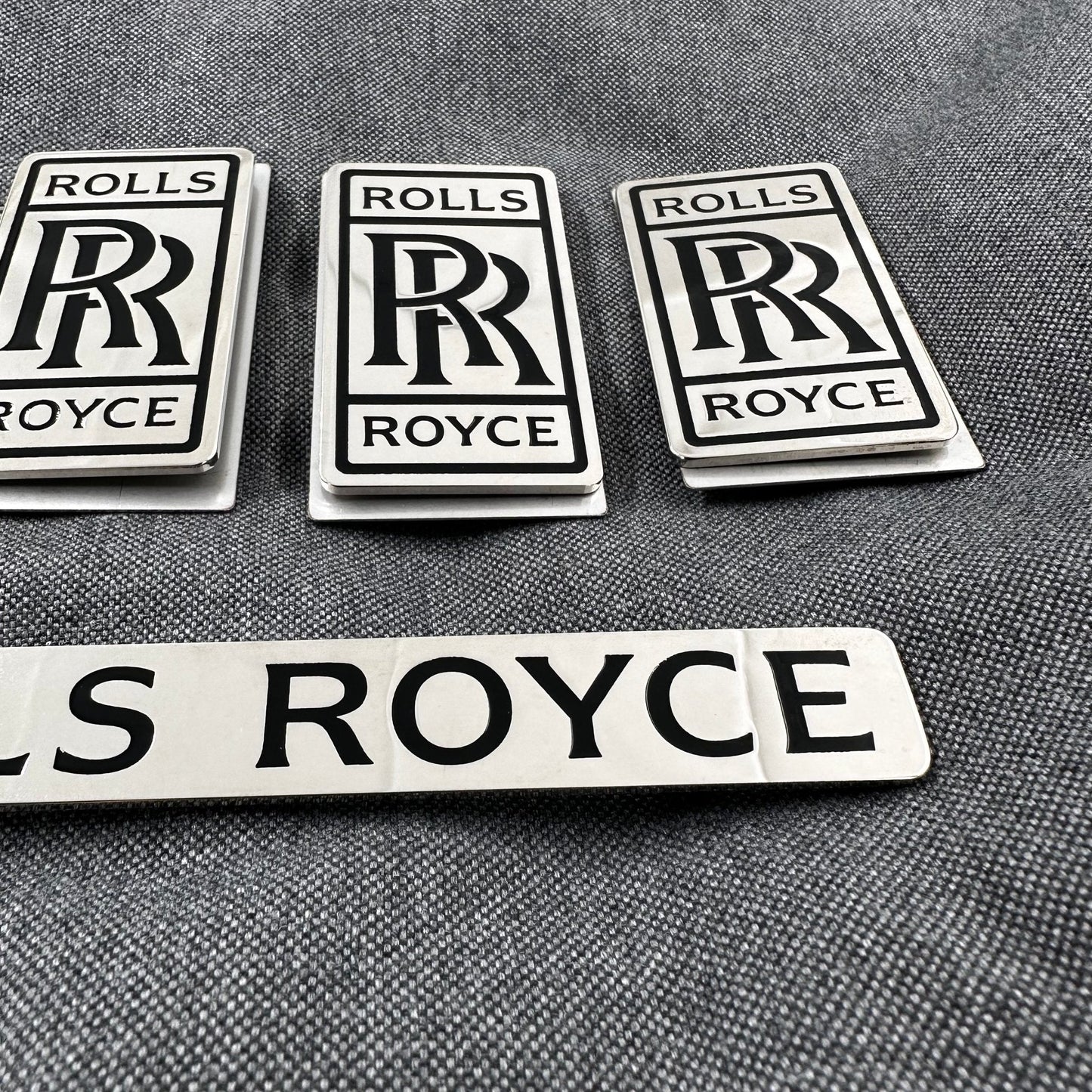 Floor Mats Emblems Badge Logo 5pcs set for Rolls Royce