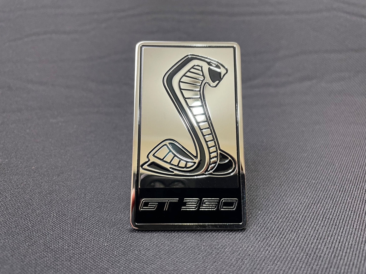 Ford Mustang Cobra GT350 style Front Grille Badge Metal Emblem