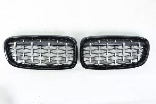 Front grille M-Look black diamond for BMW 3 Series F30 2011-2017