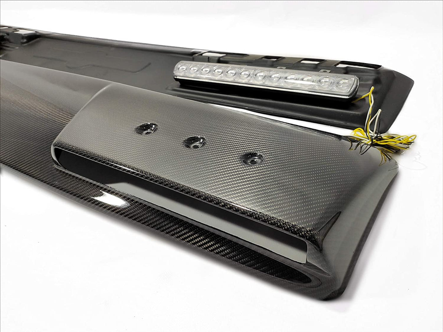 Front roof carbon spoiler with LEDs for Mercedes W463A W464