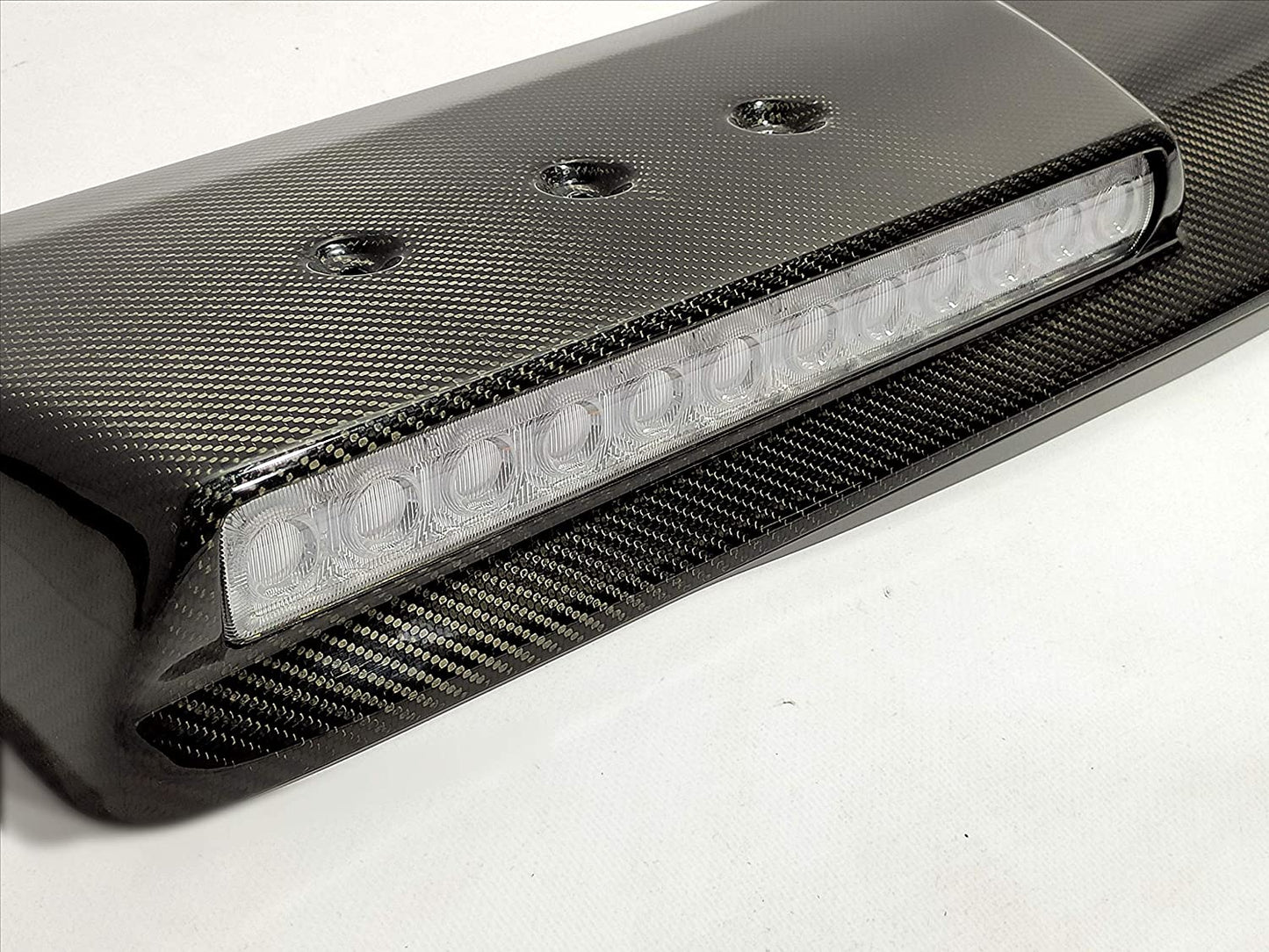 Front roof carbon spoiler with LEDs for Mercedes W463A W464