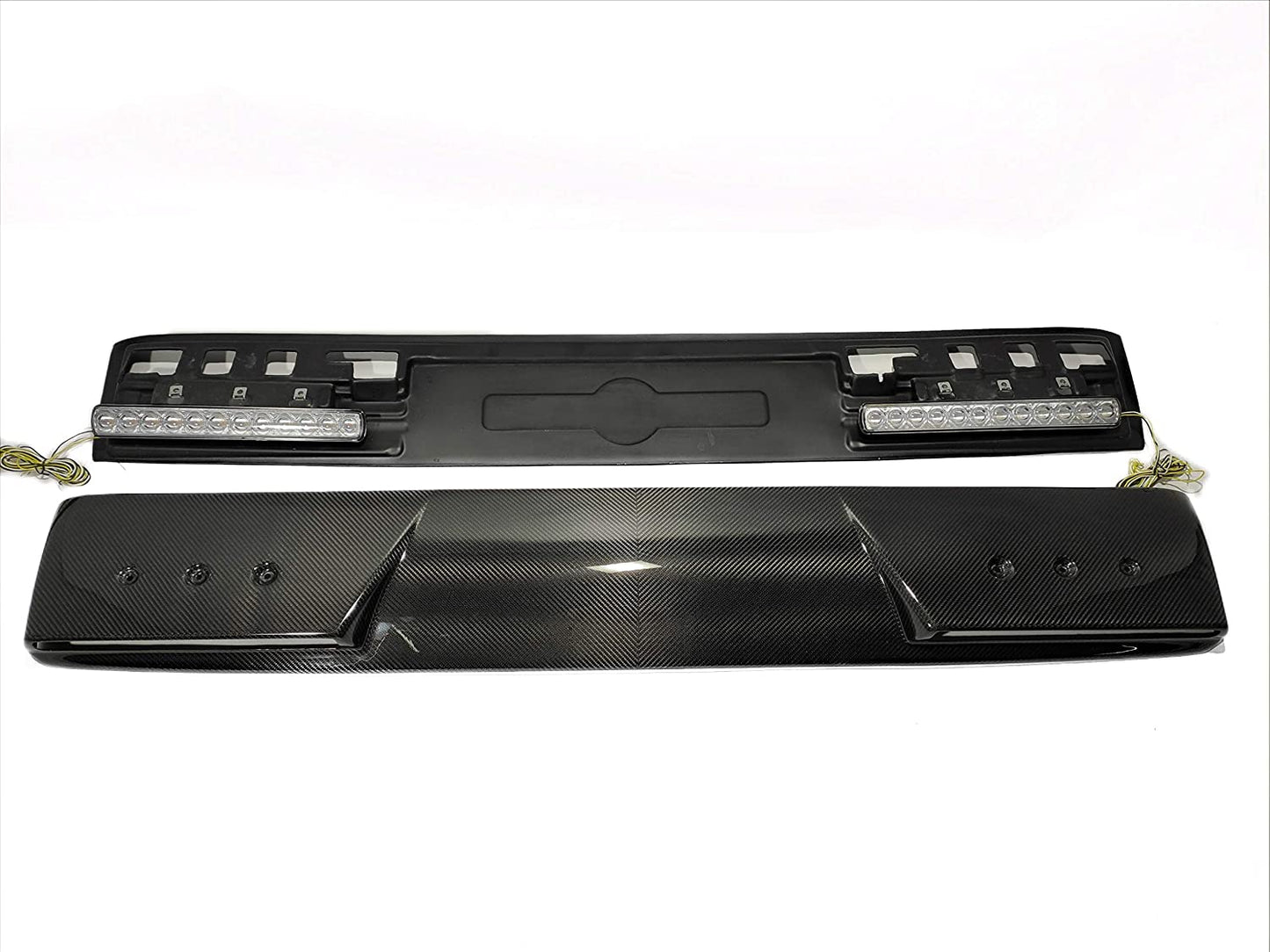 Front roof carbon spoiler with LEDs for Mercedes W463A W464