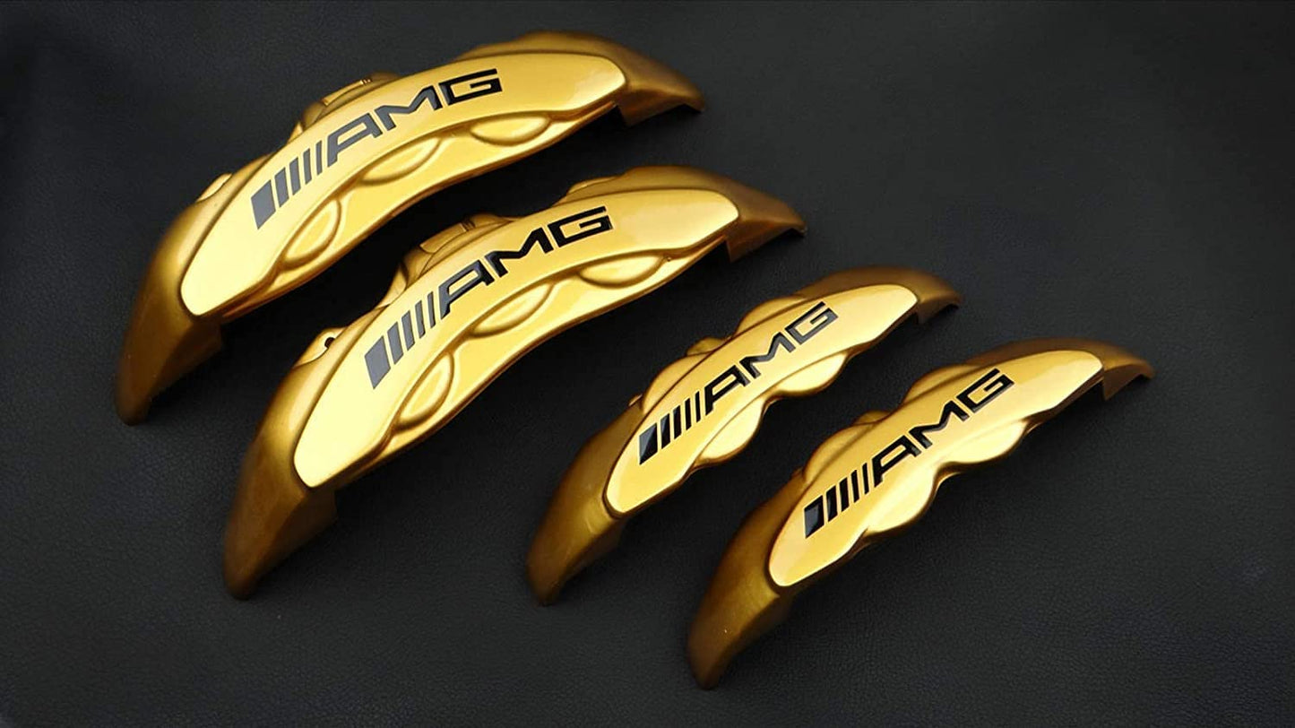 Gold disc AMG Caliper Covers 4 pcs Set for Mercedes-Benz G-Wagon W463