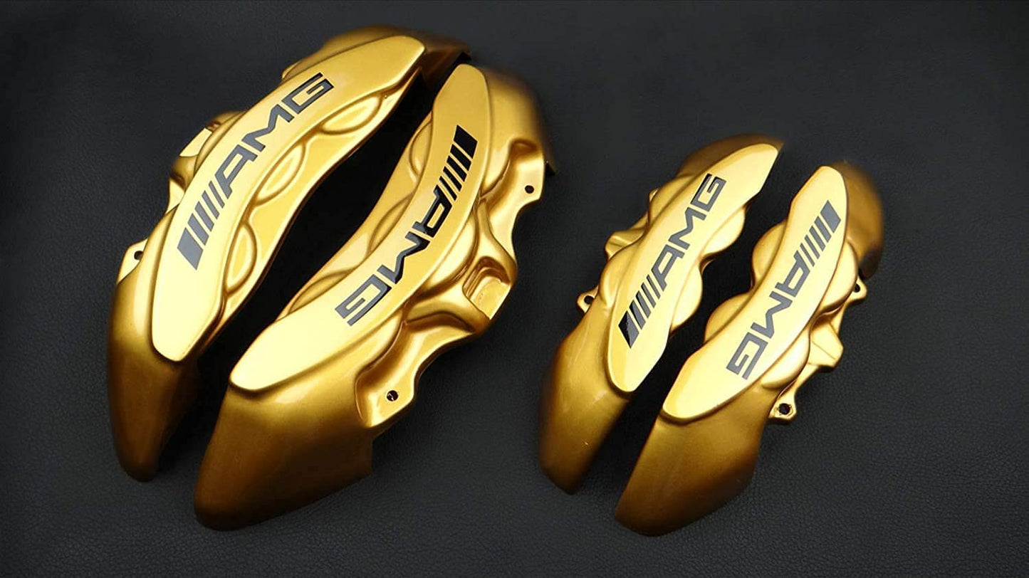 Gold disc AMG Caliper Covers 4 pcs Set for Mercedes-Benz G-Wagon W463