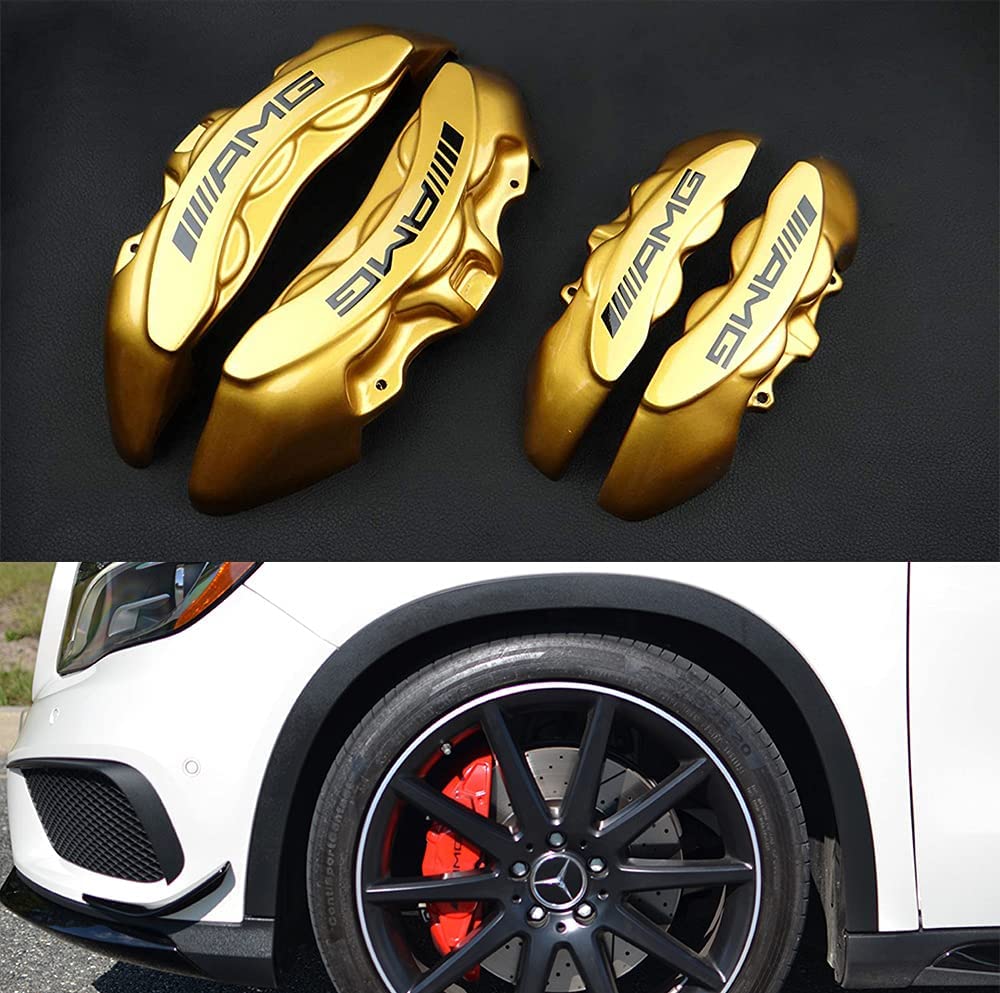 Gold disc AMG Caliper Covers 4 pcs Set for Mercedes-Benz G-Wagon W463