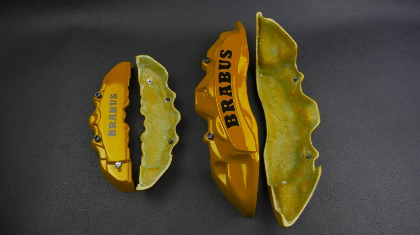 Gold disc Brabus Caliper Covers 4 pcs Set for Mercedes-Benz G-Wagon W463