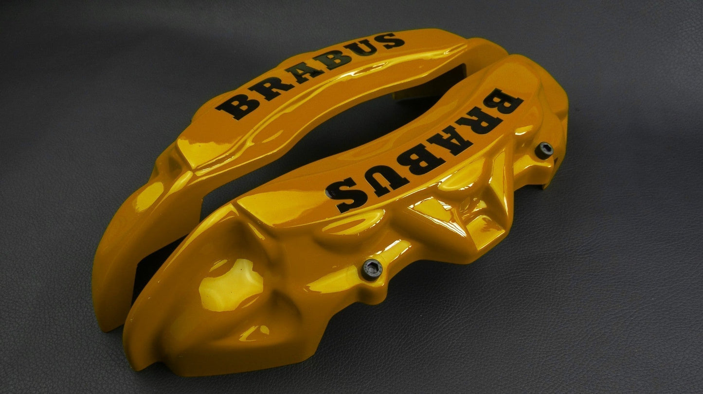 Gold disc Brabus Caliper Covers 4 pcs Set for Mercedes-Benz G-Wagon W463