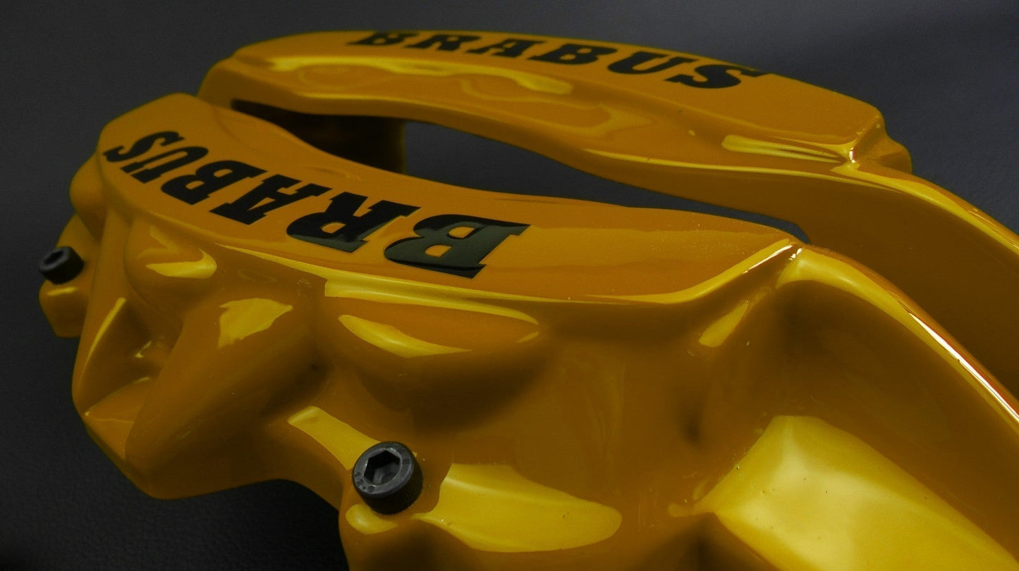 Gold disc Brabus Caliper Covers 4 pcs Set for Mercedes-Benz G-Wagon W463