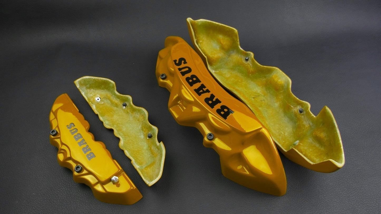 Gold disc Brabus Caliper Covers 4 pcs Set for Mercedes-Benz G-Wagon W463