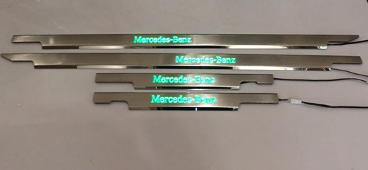 Green LED Illuminated Door Sills 4 or 5 pcs for Mercedes-Benz G-Class W463