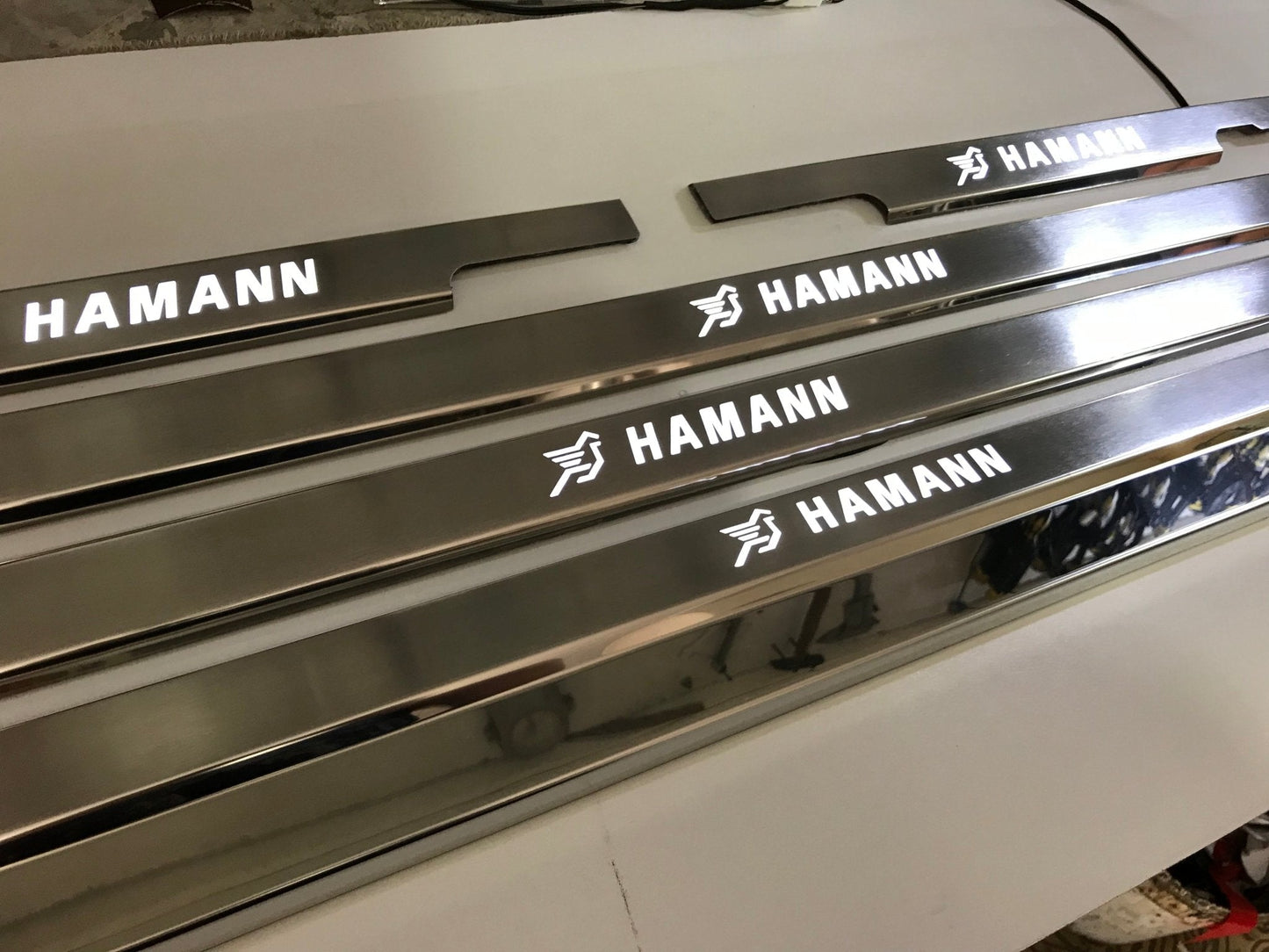 Hamann LED Illuminated Door Sills 4 or 5 pcs for Mercedes-Benz G-Class W463