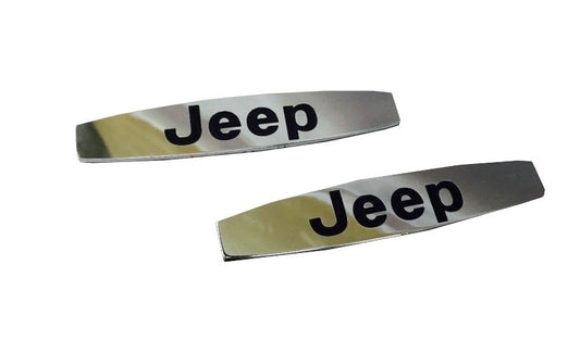Jeep Floor Mats Emblems Logo Badges Sticker 2pcs set!