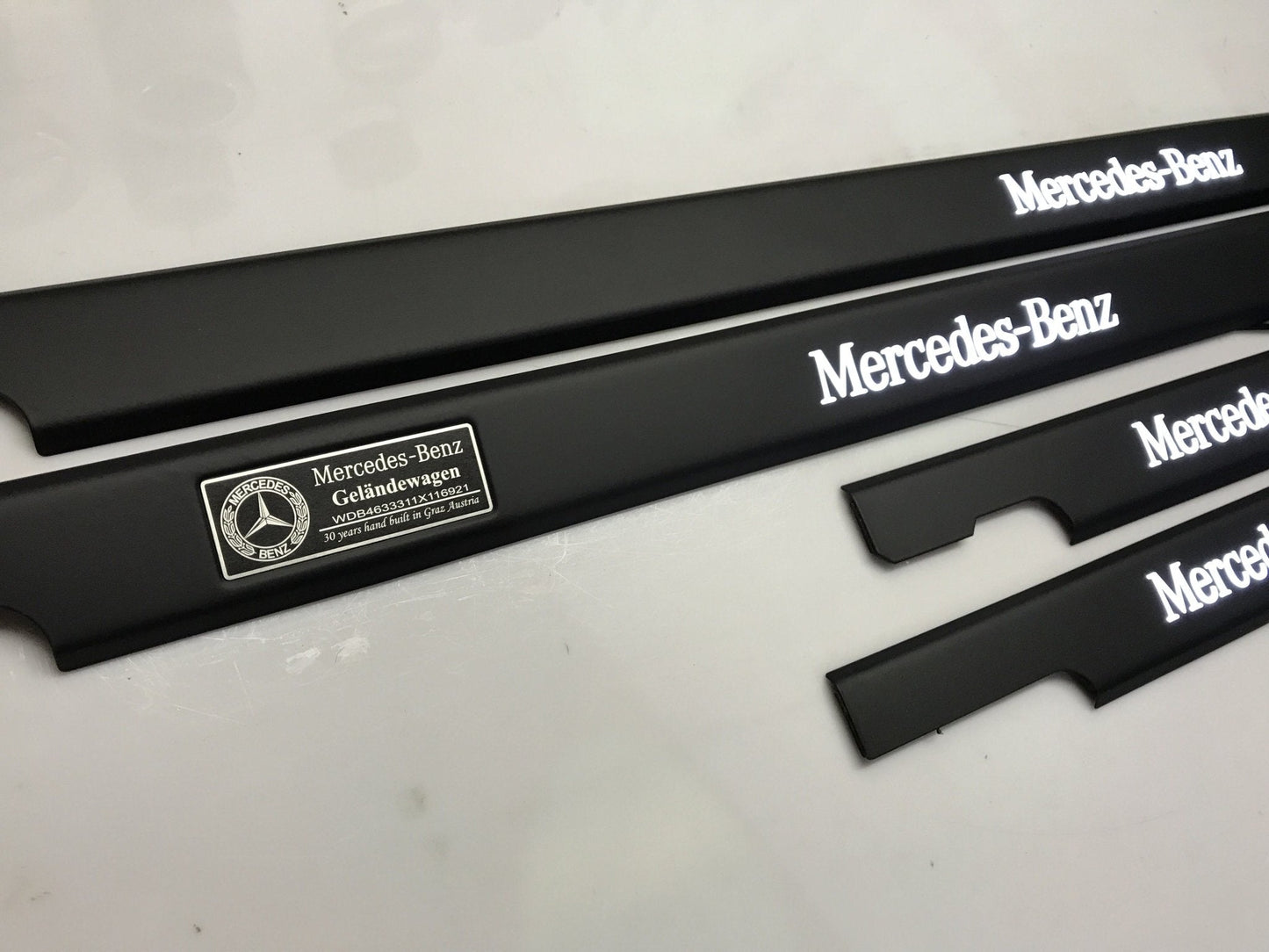 LED Illuminated Door Sills 4 or 5 pcs for Mercedes-Benz G-Class W463