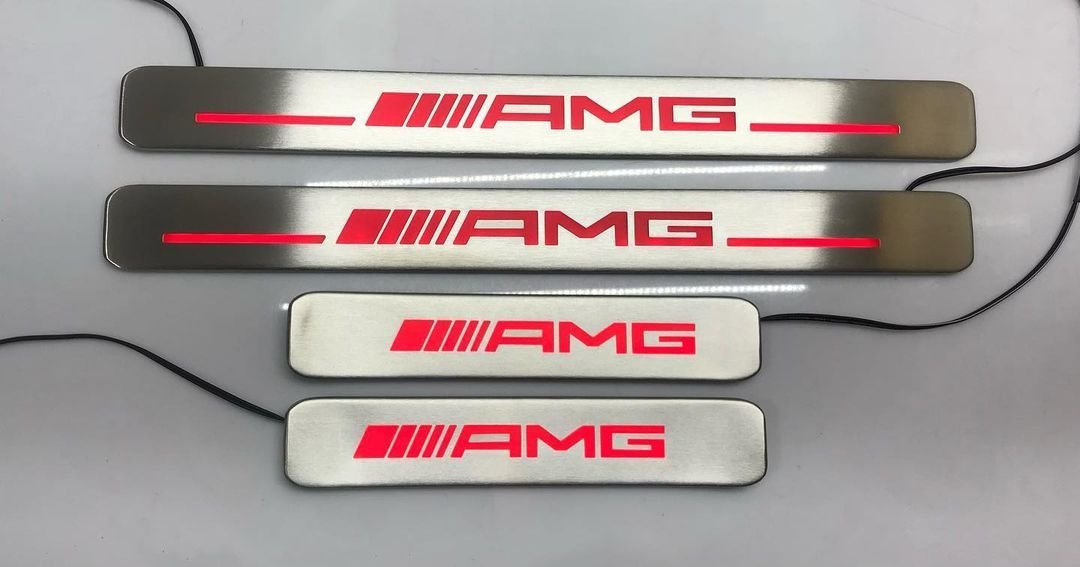 LED Illuminated Door sills limited edition G63 AMG Edition 55 for Mercedes-Benz W463A W464 G-Class