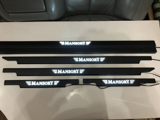 Mansory LED Illuminated Black Door Sills 4 or 5 pcs for Mercedes-Benz G-Class W463
