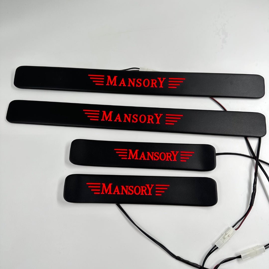 Mansory RED LED Illuminated Door Sills 4 pcs for Mercedes-Benz W463A W464 G-Class