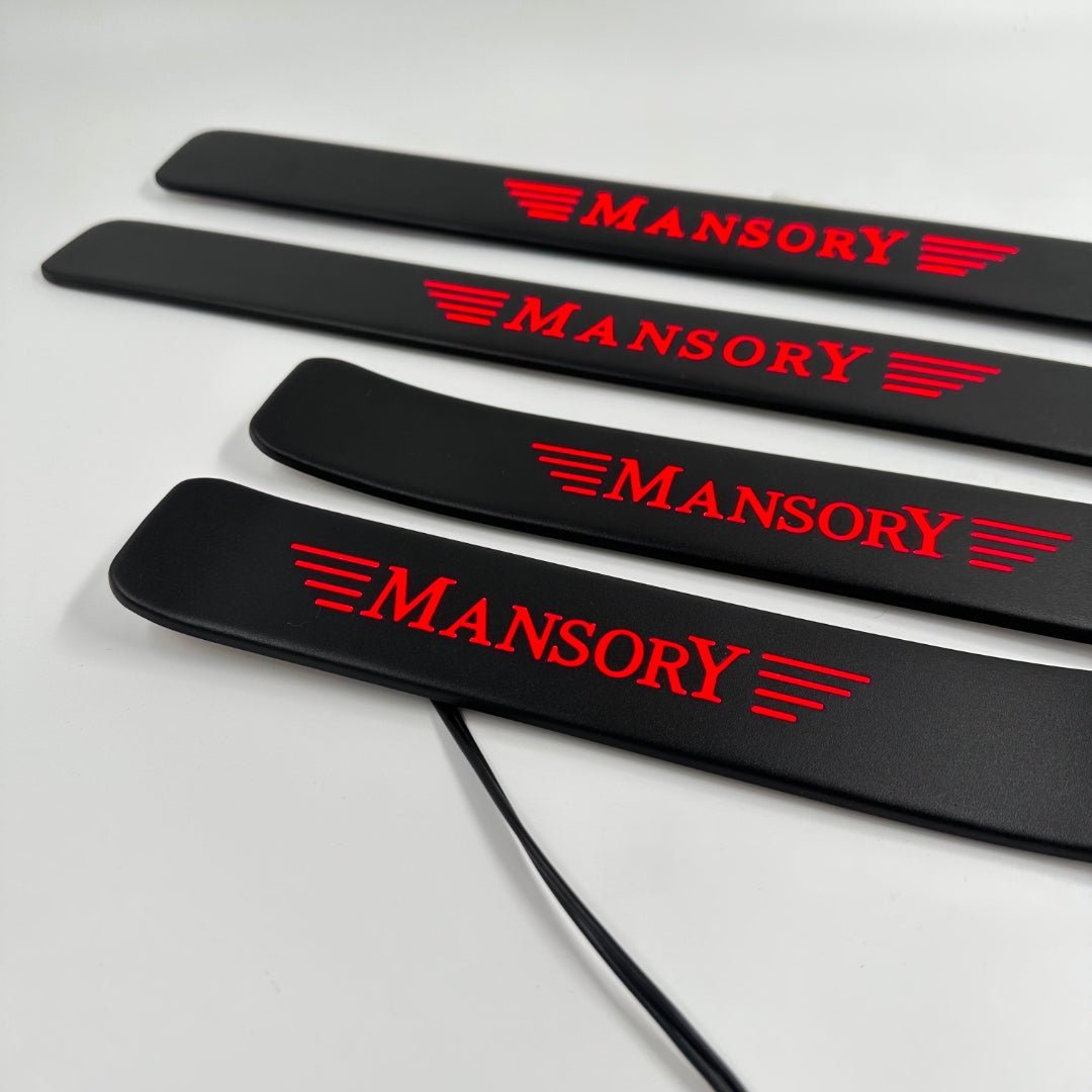 Mansory RED LED Illuminated Door Sills 4 pcs for Mercedes-Benz W463A W464 G-Class