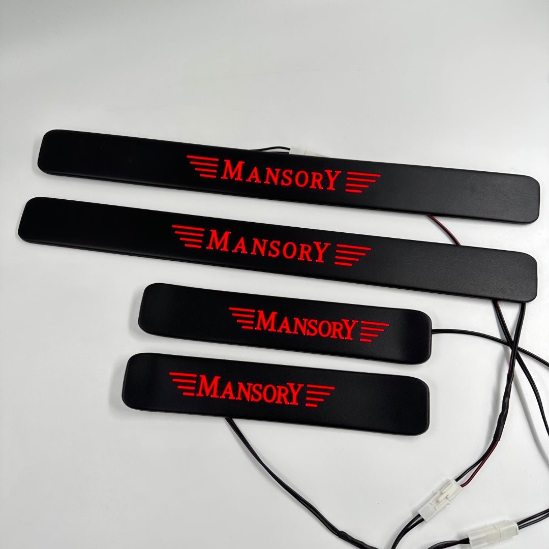 Mansory RED LED Illuminated Door Sills 4 pcs for Mercedes-Benz W463A W464 G-Class