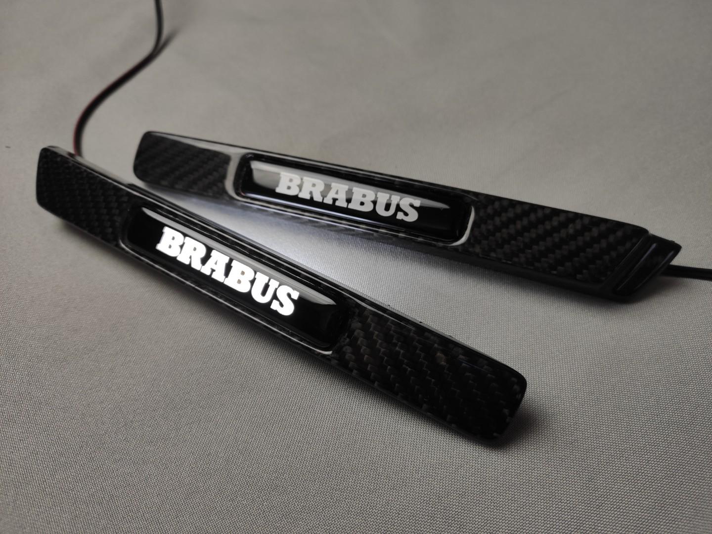 Mercedes-Benz G-Class W463 Led Illuminated Fenders Side Carbon Insertions 2pcs Set for Brabus Widestar