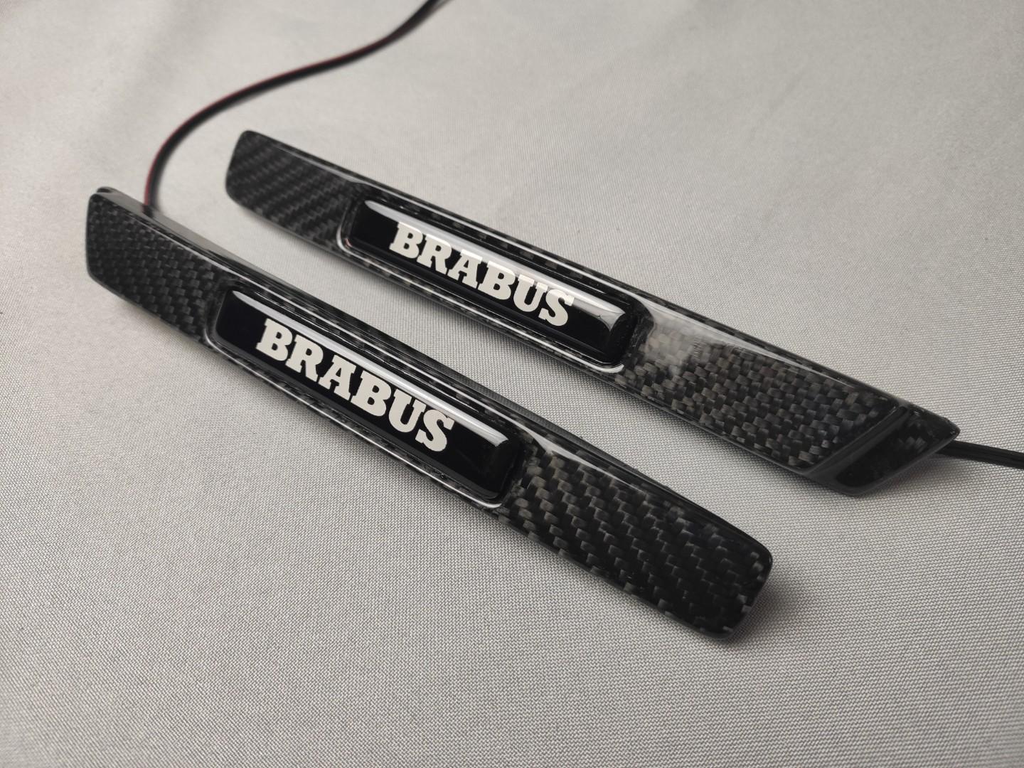 Mercedes-Benz G-Class W463 Led Illuminated Fenders Side Carbon Insertions 2pcs Set for Brabus Widestar