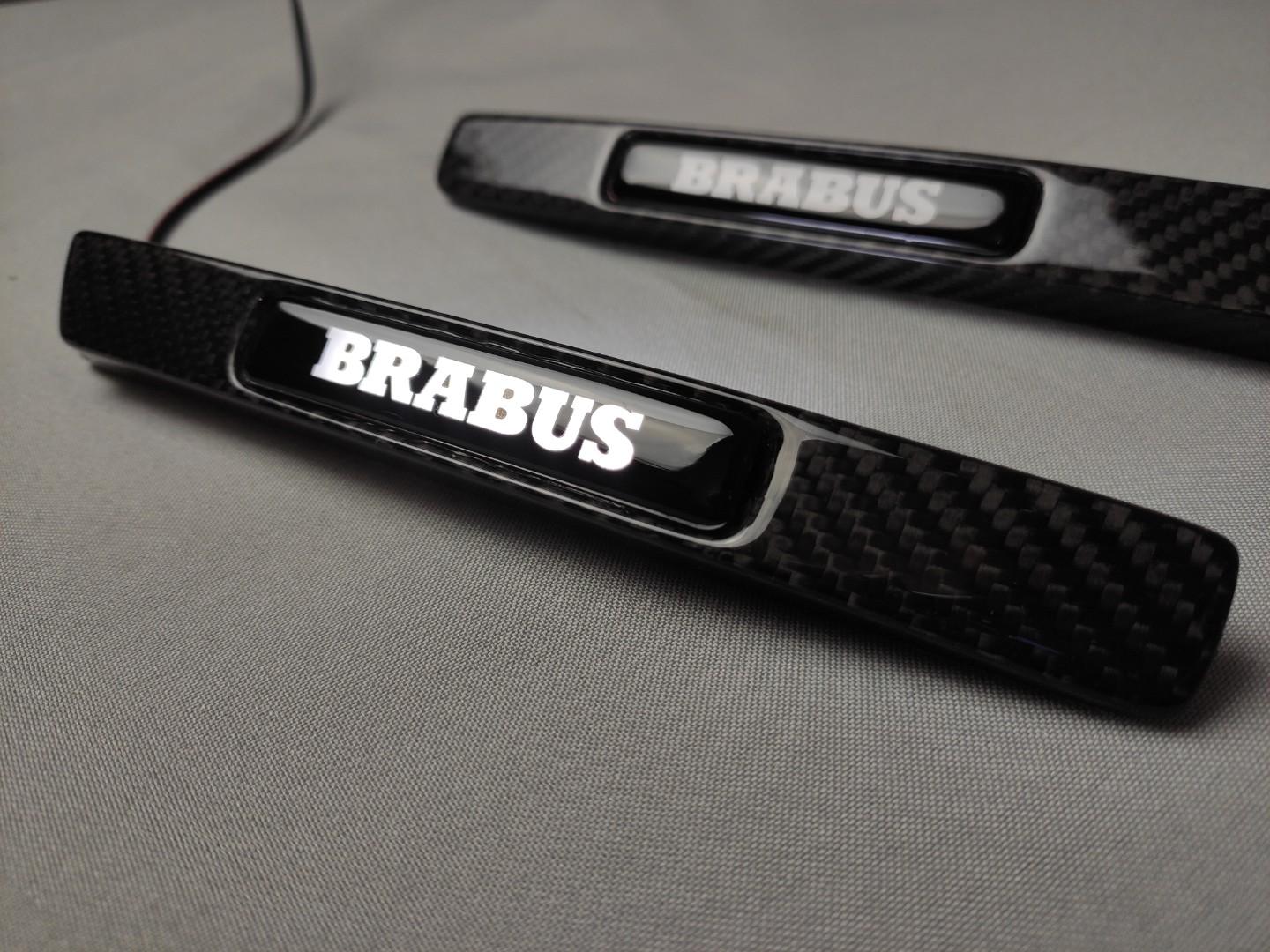 Mercedes-Benz G-Class W463 Led Illuminated Fenders Side Carbon Insertions 2pcs Set for Brabus Widestar