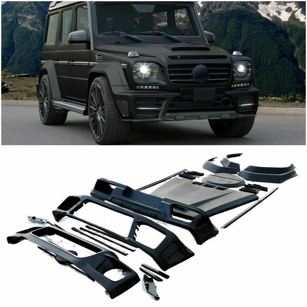 Mercedes-Benz G-Wagon W463 G63 G55 G500 Gronos Mansory Style Fiberglass Body Kit