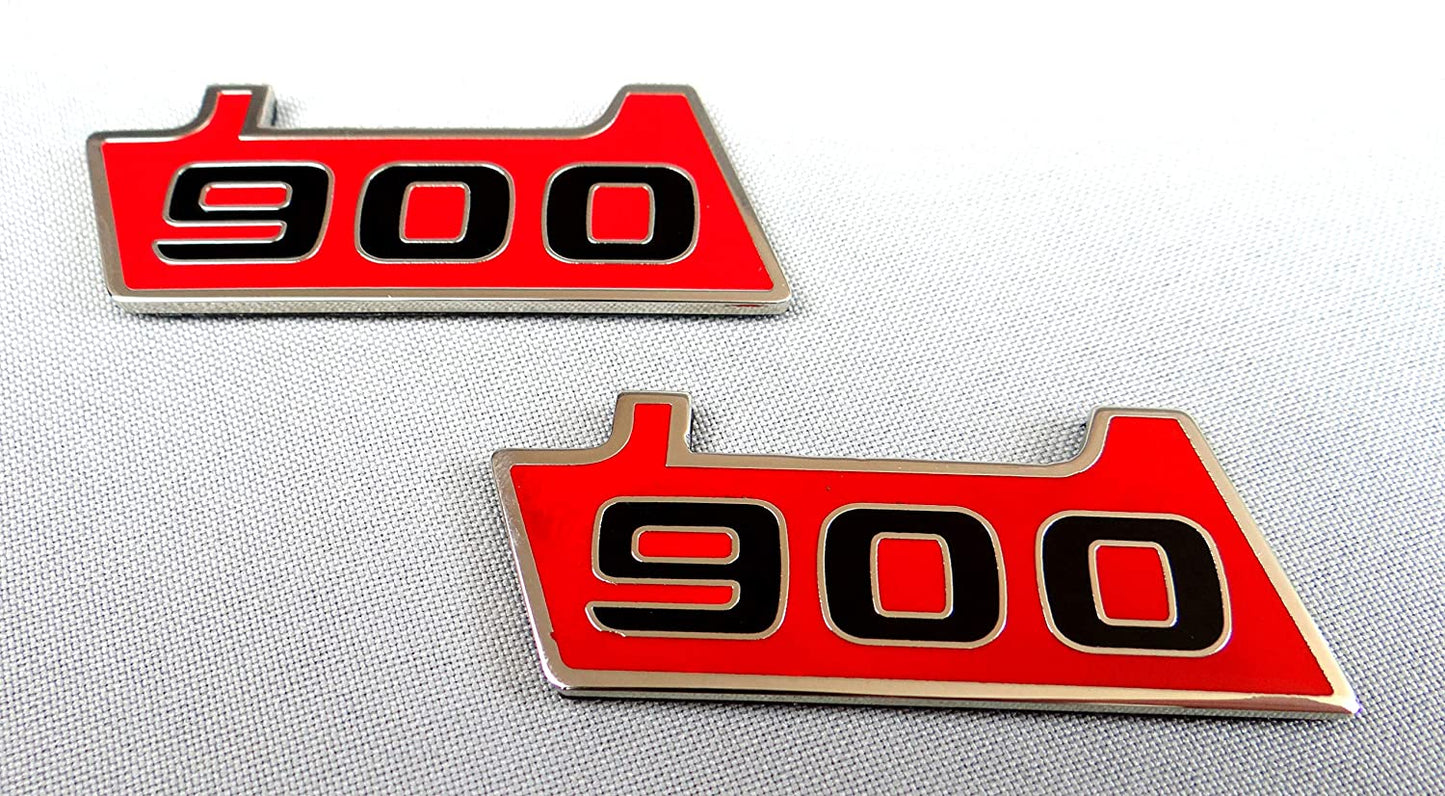 Mercedes-Benz G900 G-Wagon G-Class W463 Brabus Style Red Body Emblem Sticker Badge Letters Logo Set 3 pcs Steel G63 G55 G500