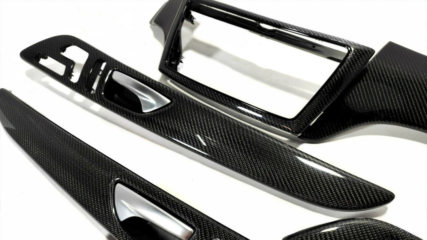 Mercedes-Benz GLE C292 Interior Carbon Panels Trim 8 pcs Set