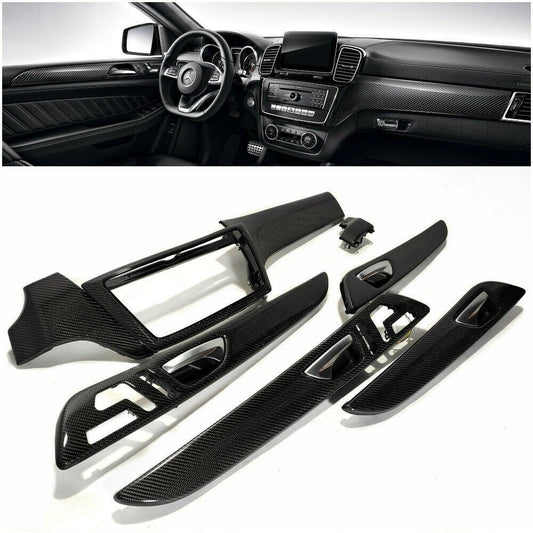 Mercedes-Benz GLE C292 Interior Carbon Panels Trim 8 pcs Set