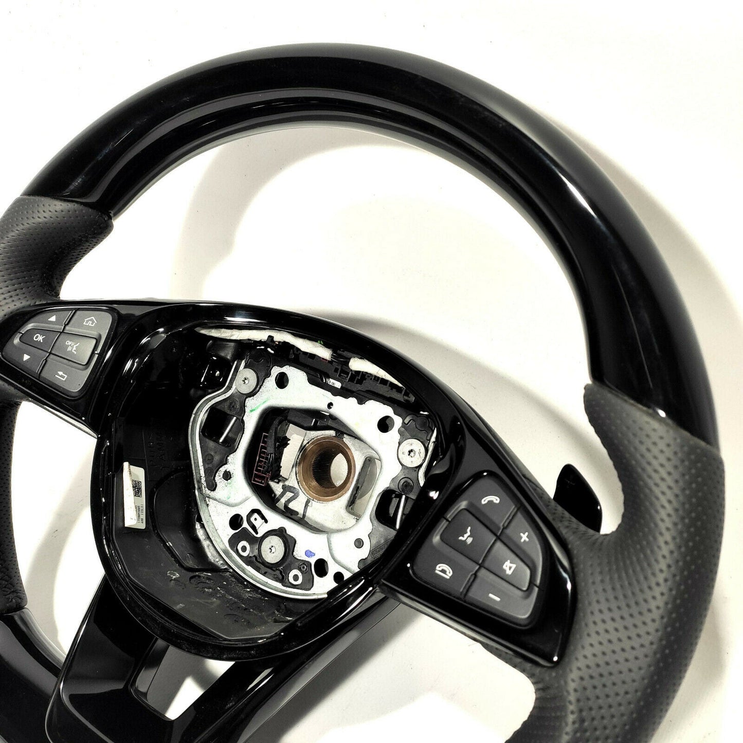 Mercedes-Benz GLE GLC GLS W205 Steering Wheel Carbon Piano Black Leather