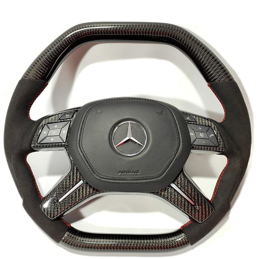 Mansory Steering Wheel Carbon Alcantara for Mercedes-Benz G GL ML W463 W166 X166