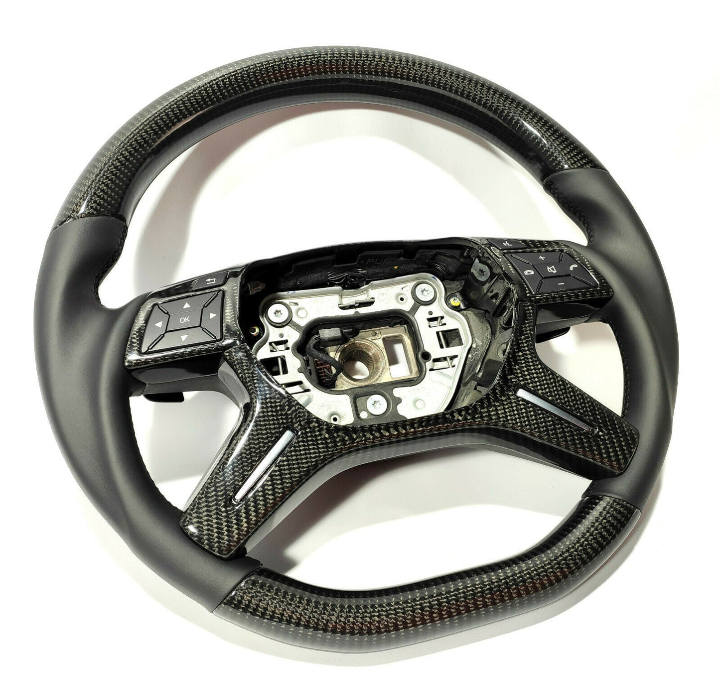 Mansory Steering Wheel Carbon Leather for Mercedes-Benz G GL ML W463 W166 X166