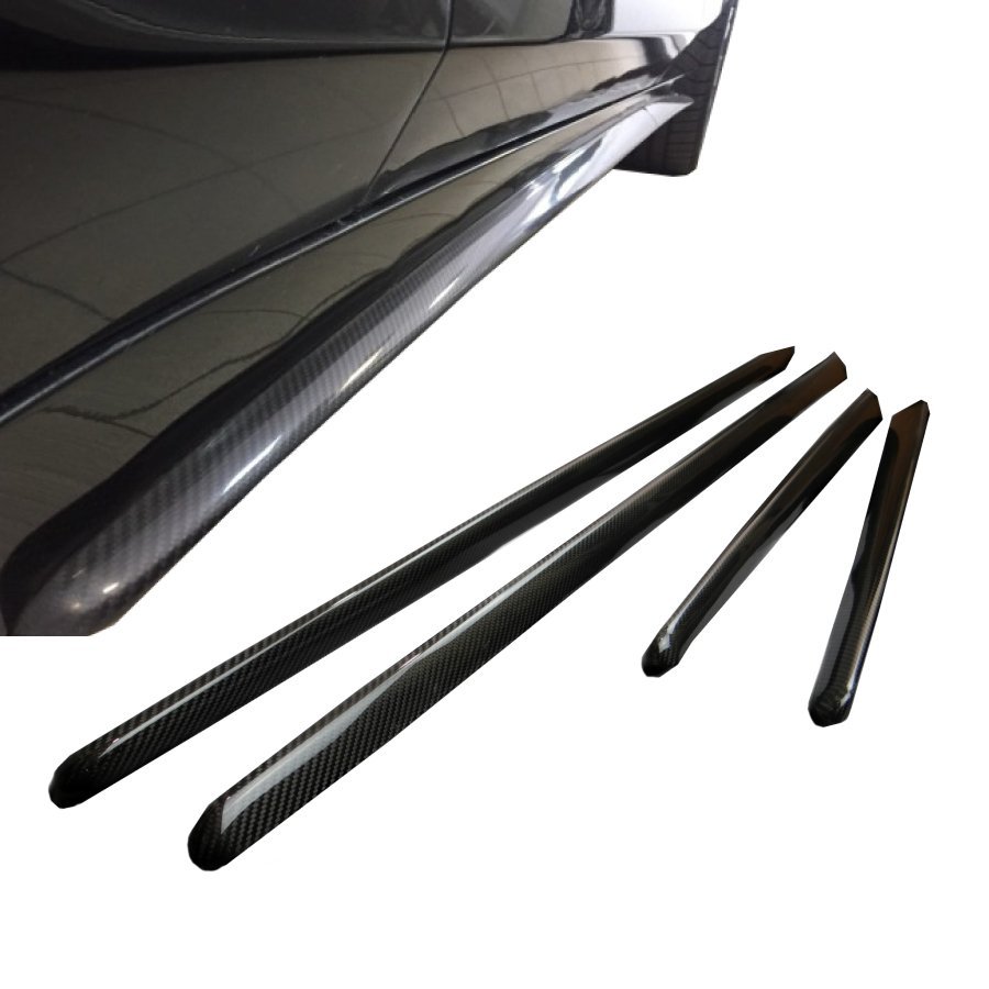 Mercedes-Benz S-Class W222 Carbon Side Skirts Exterior Mouldings Trim 4pcs Set