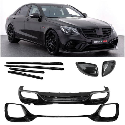 Mercedes-Benz W222 Carbon Full Exterior Bodykit 8pcs Set