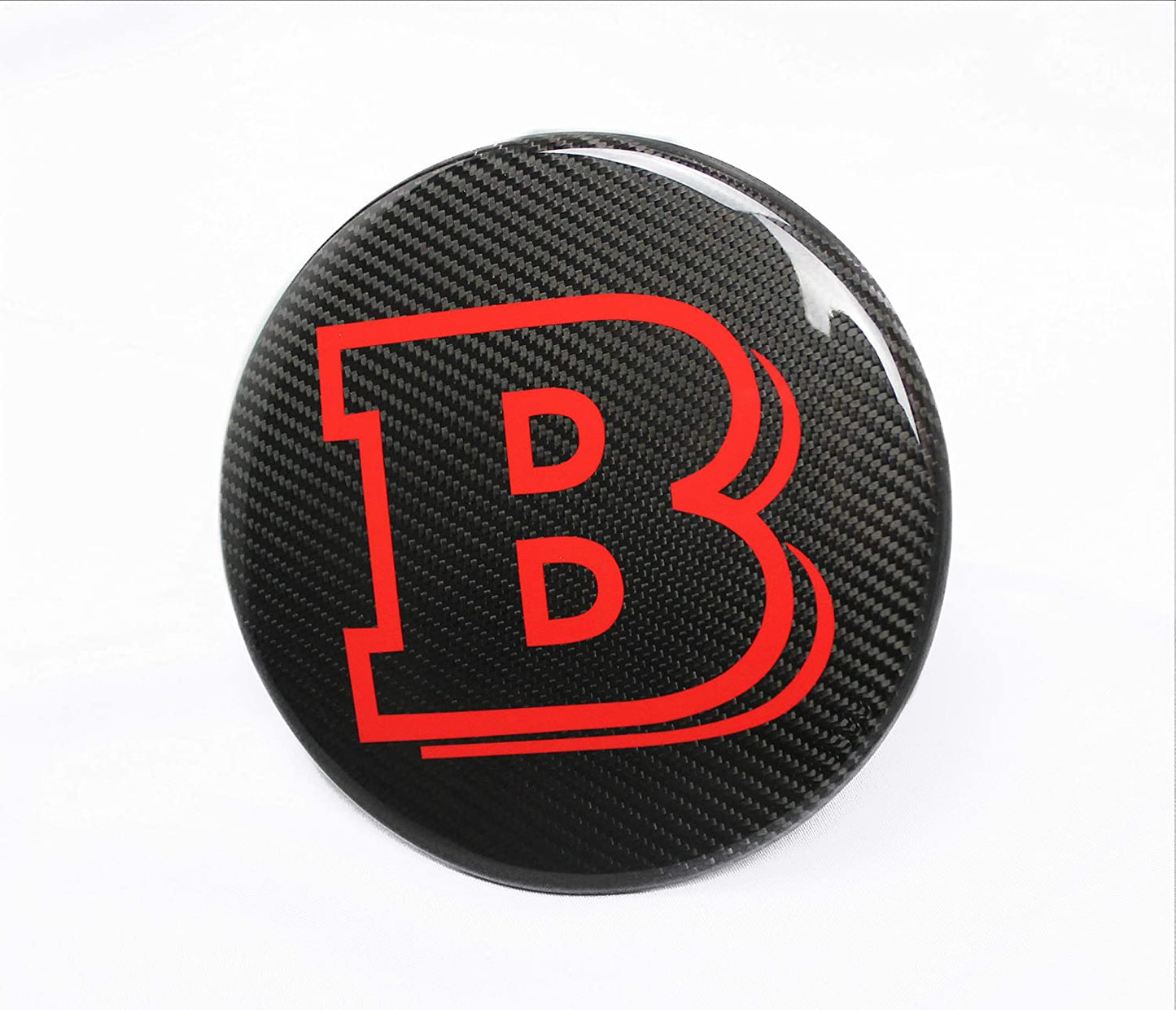 Mercedes-Benz W463 G63 G500 G55 G-Class G-Wagon front grille carbon fiber Brabus style badge emblem logo RED