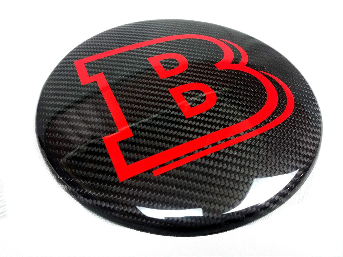 Mercedes-Benz W463 G63 G500 G55 G-Class G-Wagon front grille carbon fiber Brabus style badge emblem logo RED
