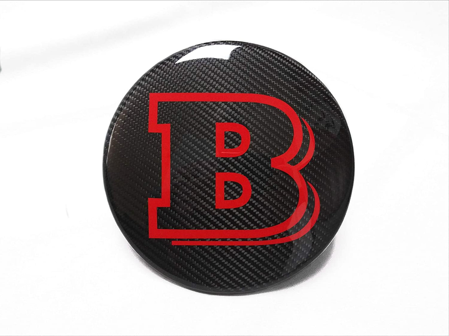 Mercedes-Benz W463 G63 G500 G55 G-Class G-Wagon front grille carbon fiber Brabus style badge emblem logo RED