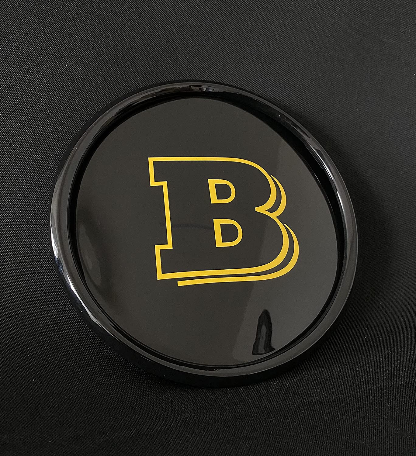 Mercedes-Benz W463A W464 G-Class G-Wagon G63 G500 front grille black gloss Brabus style badge logo emblem Golden