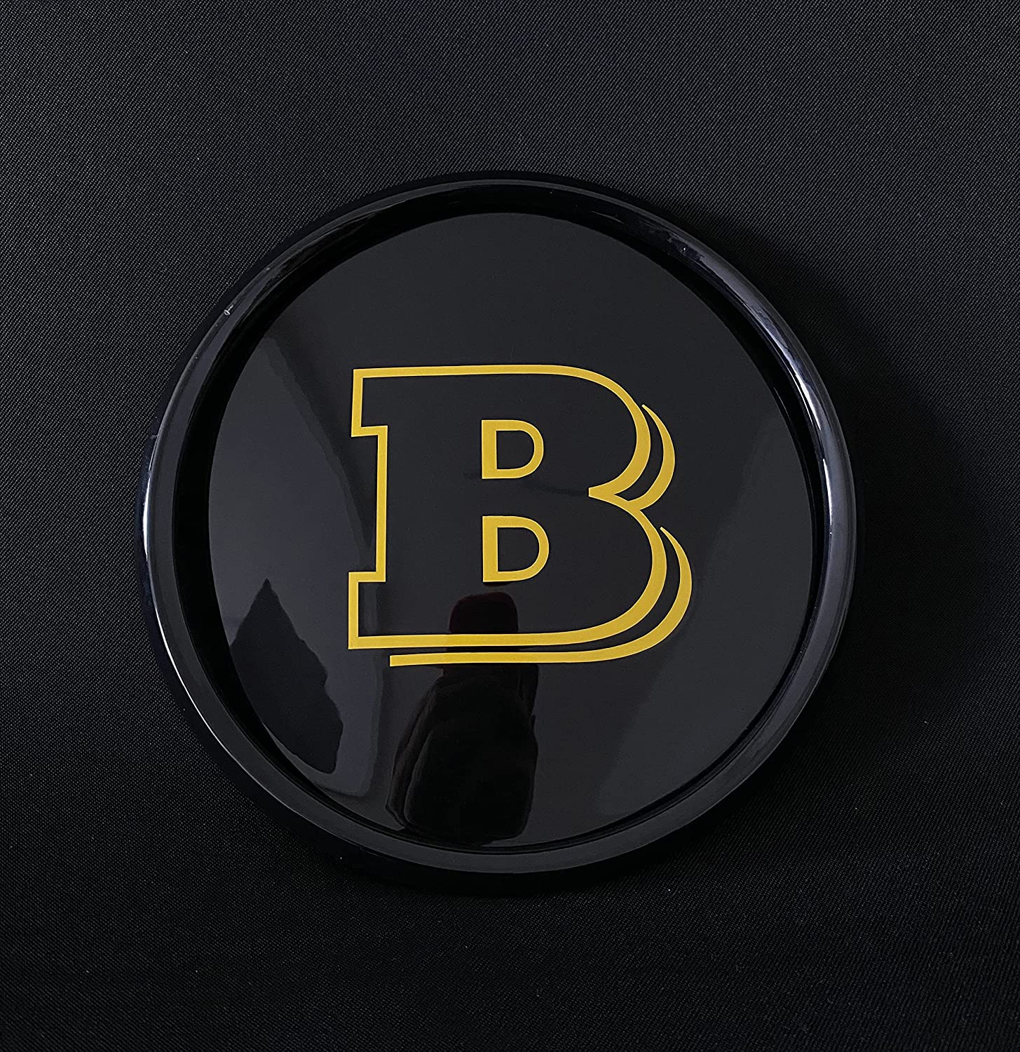 Mercedes-Benz W463A W464 G-Class G-Wagon G63 G500 front grille black gloss Brabus style badge logo emblem Golden