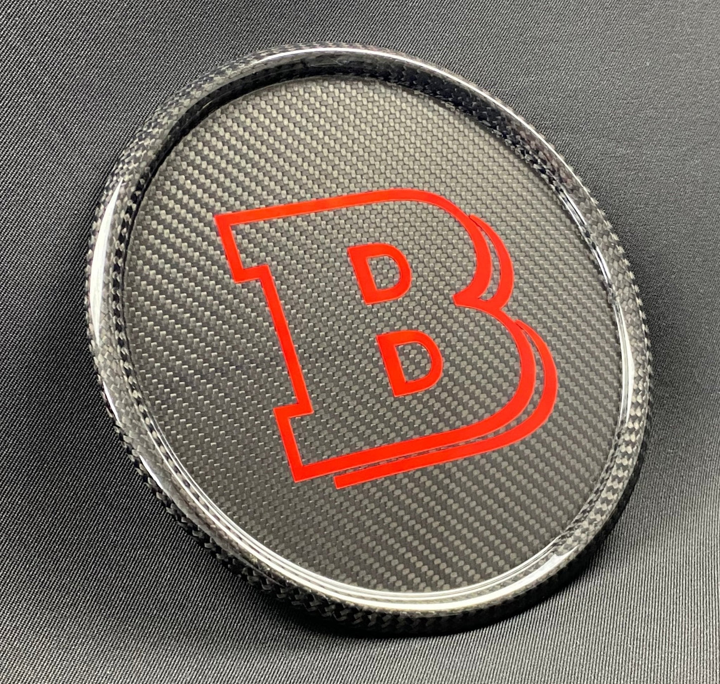 Mercedes-Benz W463A W464 G-Class G-Wagon G63 G500 front grille Carbon Fiber gloss Brabus style badge RED Sign