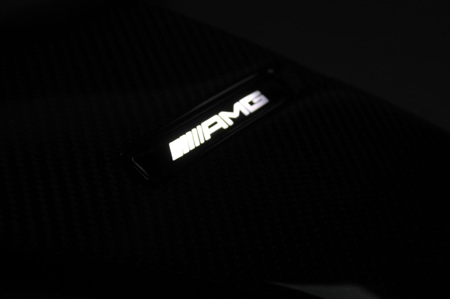 Mercedes W222 2013+ S Class Klasse Carbon Fiber Fender Covers Flaps Fangs with LED Illumination