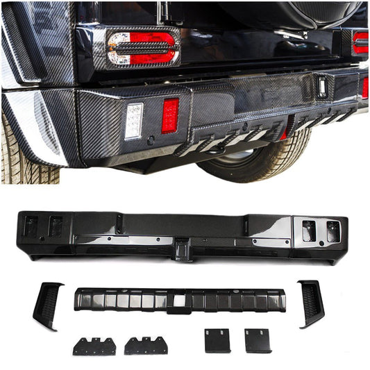 Mercedes W463 4x4 Squared Brabus Carbon Rear Bumper + Diffuser