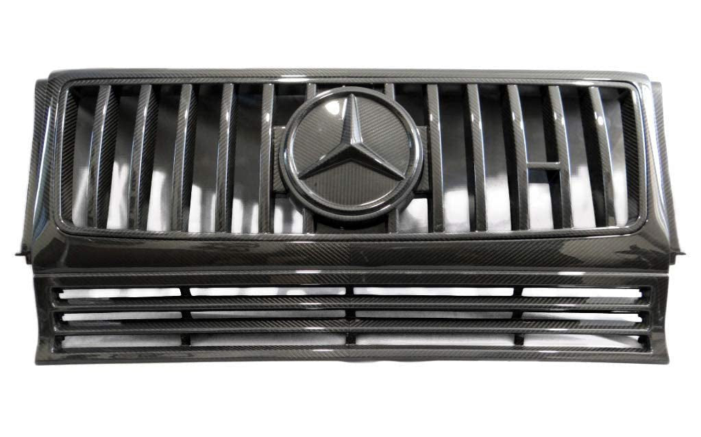 MERCEDES W463 CARBON FIBER FRONT GRILLE complete CONVERSION UPGRADE TO W463A G WAGON