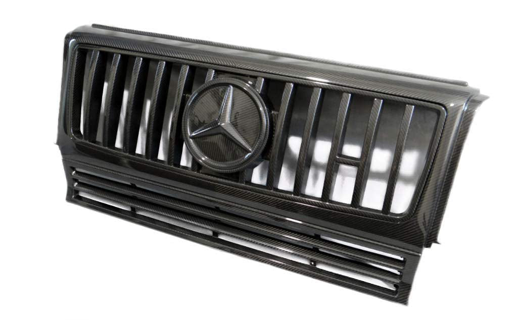 MERCEDES W463 CARBON FIBER FRONT GRILLE complete CONVERSION UPGRADE TO W463A G WAGON