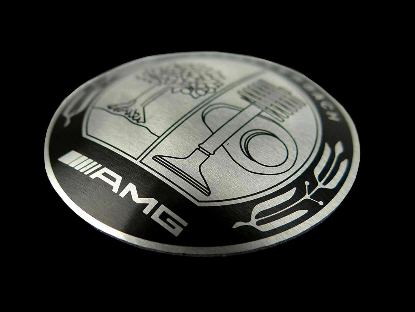 Metal AMG Affalterbach gear shift knob badge for Mercedes-Benz cars