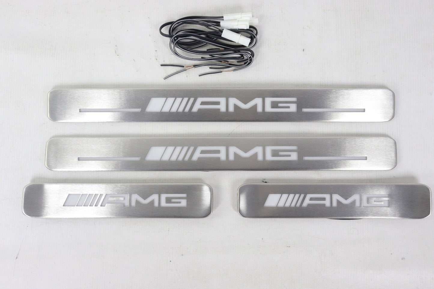 Metal AMG LED Illuminated door sills for Mercedes-Benz W463A W464 G-Class 4 pcs