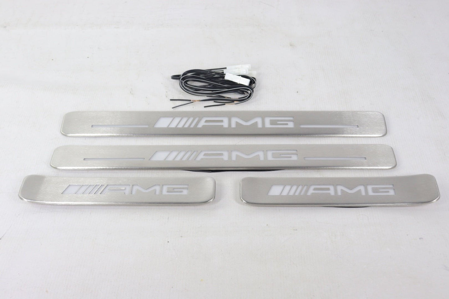 Metal AMG LED Illuminated door sills for Mercedes-Benz W463A W464 G-Class 4 pcs