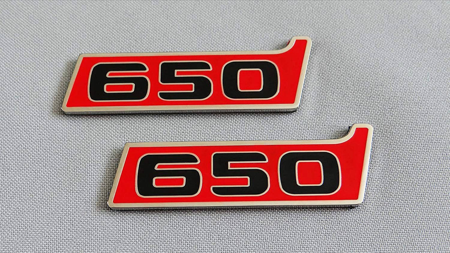 Metal Brabus 650 fenders emblem logo badges for Mercedes-Benz W463 W463A G-Class