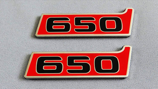 Metal Brabus 650 fenders emblem logo badges for Mercedes-Benz W463 W463A G-Class