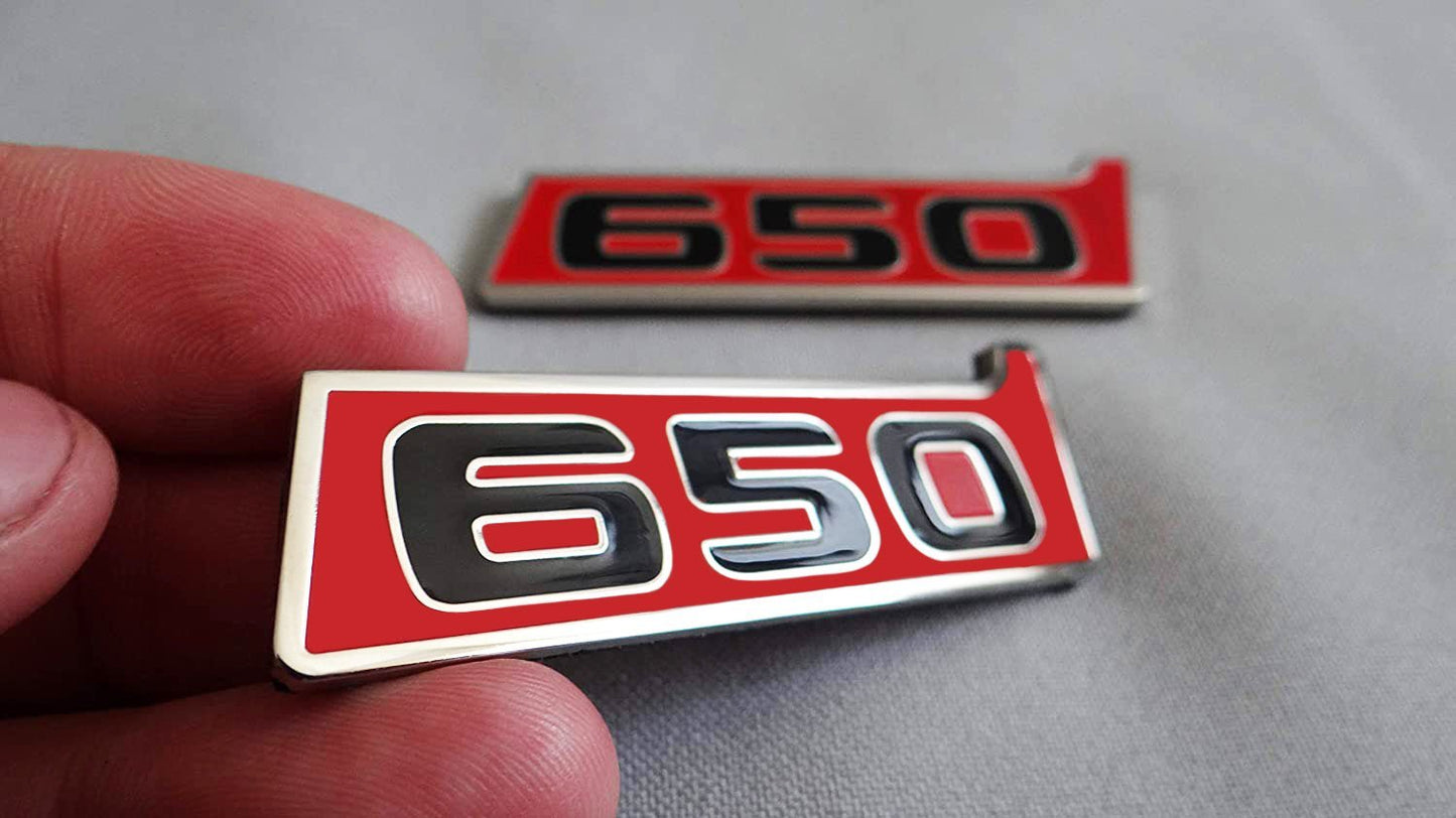 Metal Brabus 650 fenders emblem logo badges for Mercedes-Benz W463 W463A G-Class